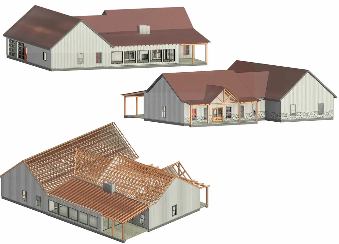 New construction homes ready for final cleaning